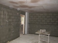 Kitchen / Dining room plastering, NB video set up