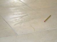 Problems with the kitch floor