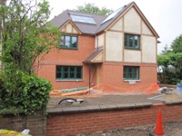 Front with wall