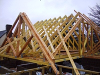 Roof goes on