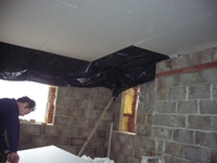 Plasterboard in progress - 'David'